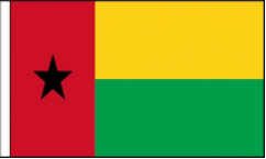 Guinea Bissau Hand Waving Flags